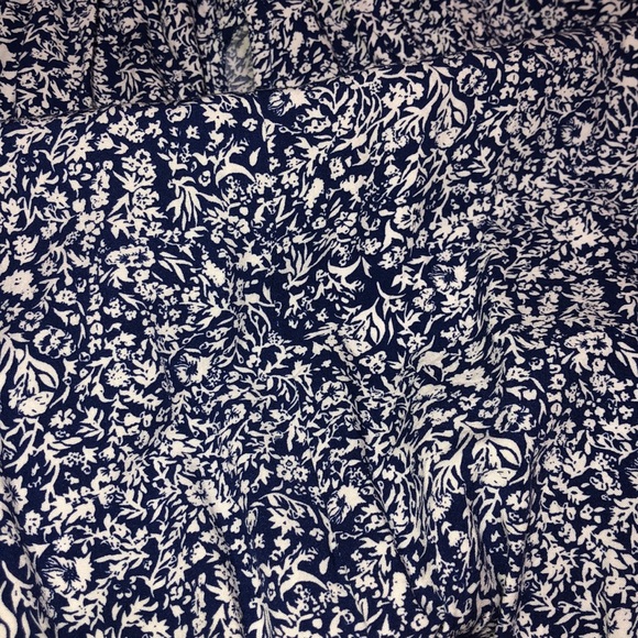 Blue Patterned Romper - Picture 3 of 4